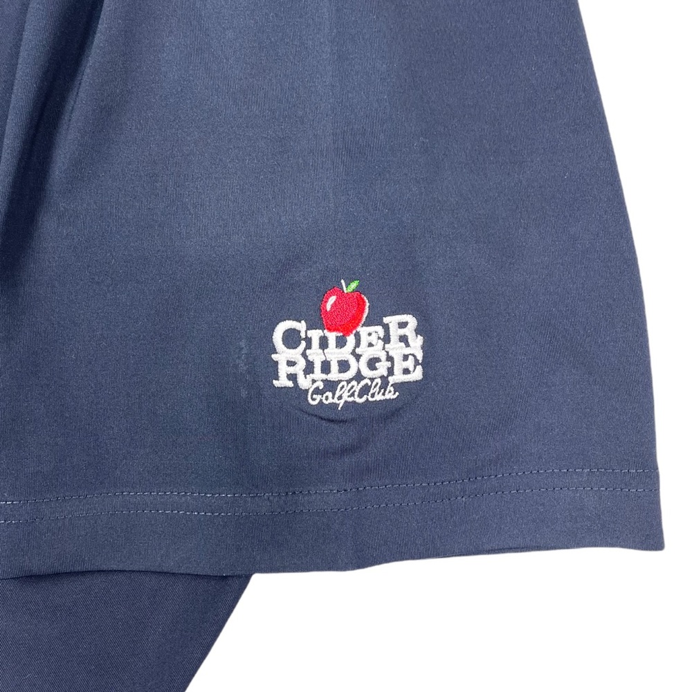 Footjoy Men’s Navy Cider Ridge Golf Club Solid Lisle Self Collar Pro Dry Polo XL - Picture 8 of 10